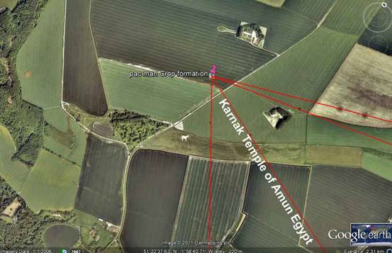 Roundway Hill (3), Wiltshire crop circle, aerial photo 19