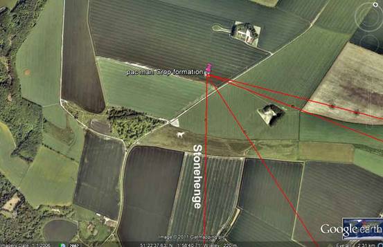 Roundway Hill (3), Wiltshire crop circle, aerial photo 22