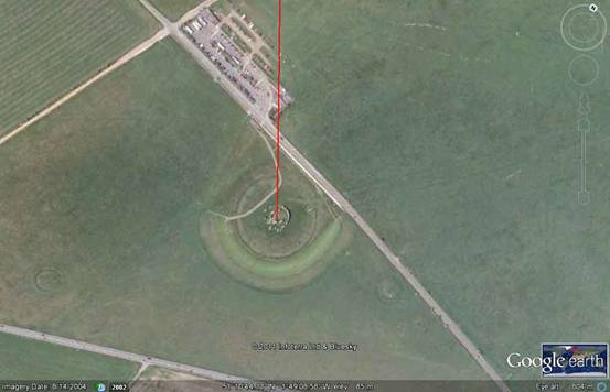 Roundway Hill (3), Wiltshire crop circle, aerial photo 23