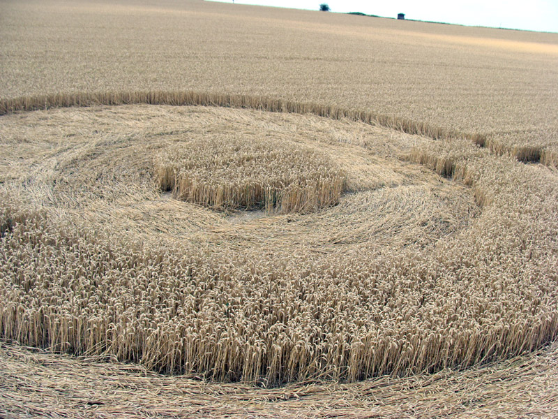 Silbury Hill, Wiltshire crop circle, aerial photo 9