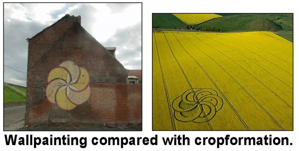 Silbury Hill, Wiltshire crop circle, aerial photo 10