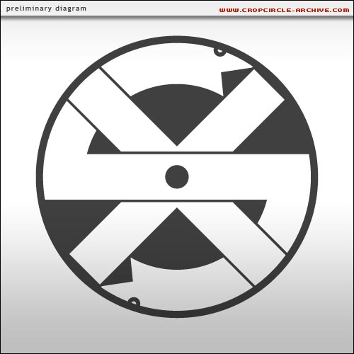 Stonehenge (1), Wiltshire crop circle, aerial photo 16