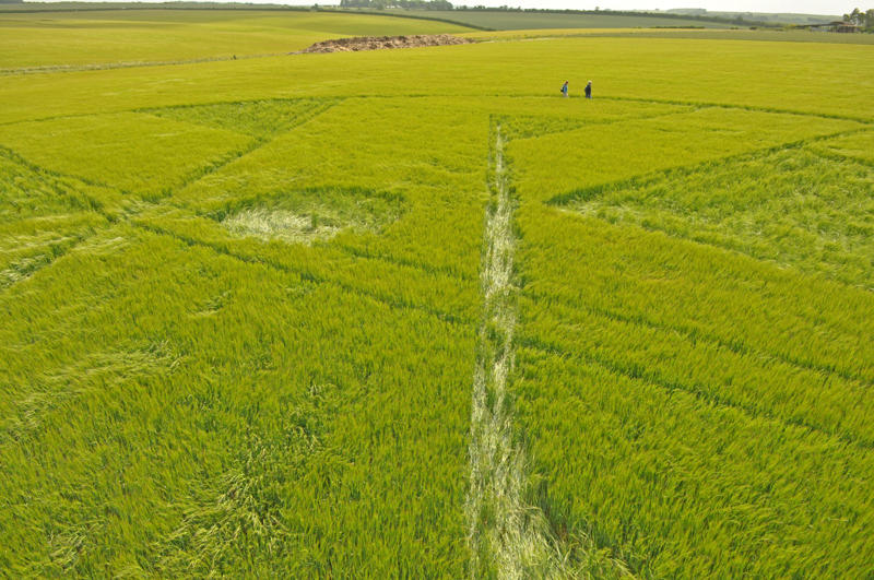 Stonehenge (1), Wiltshire crop circle, aerial photo 21