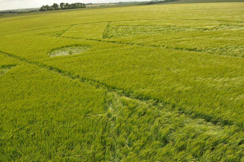 Stonehenge (1), Wiltshire crop circle, aerial photo 20