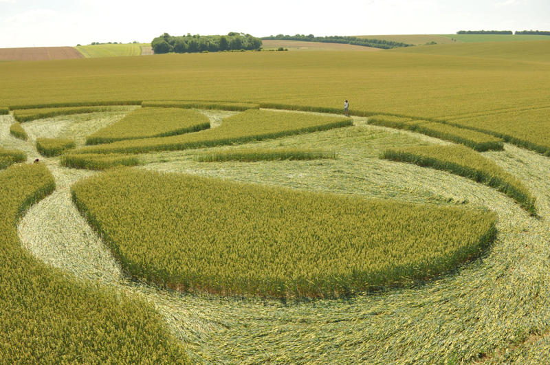 Stonehenge (3), Wiltshire crop circle, aerial photo 29