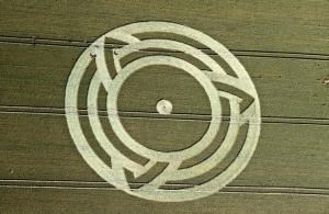 Stonehenge (3), Wiltshire crop circle, aerial photo 14
