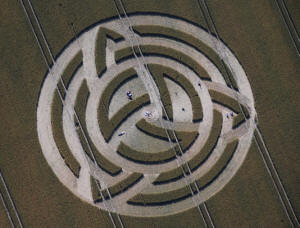Stonehenge (3), Wiltshire crop circle, aerial photo 15