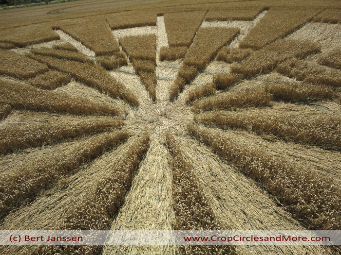 Temple Farm, Wiltshire crop circle, aerial photo 29