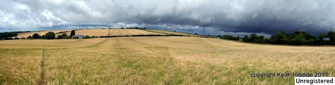 New Warren Farm, Hampshire crop circle, aerial photo 31