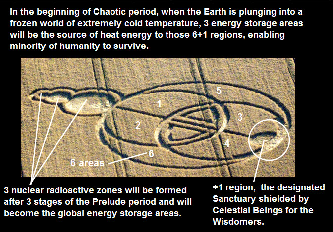Wayland Smithy, Oxfordshire crop circle, aerial photo 6