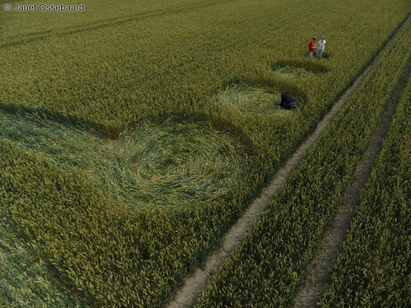 Windmill Hill, Wiltshire crop circle, aerial photo 46