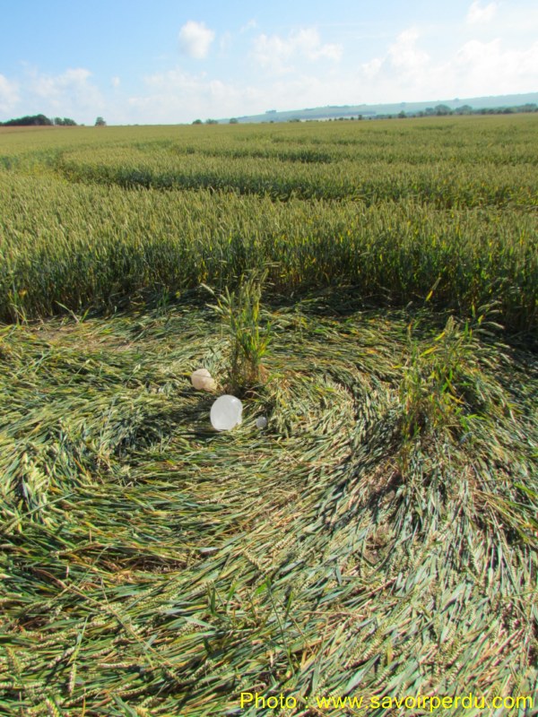Windmill Hill, Wiltshire crop circle, aerial photo 49