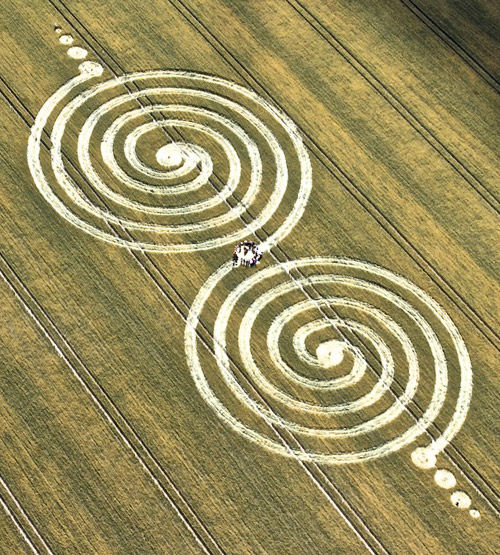 Windmill Hill, Wiltshire crop circle, aerial photo 7