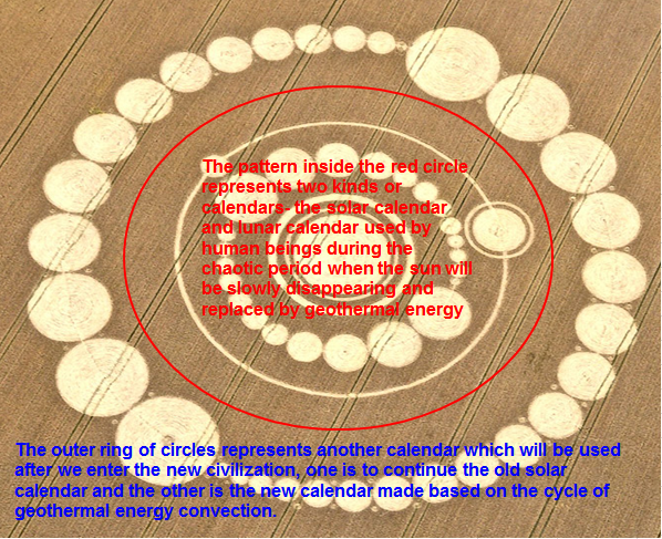 Crop Circle atWindmill Hill (2), Wiltshire crop circle, aerial photo 8