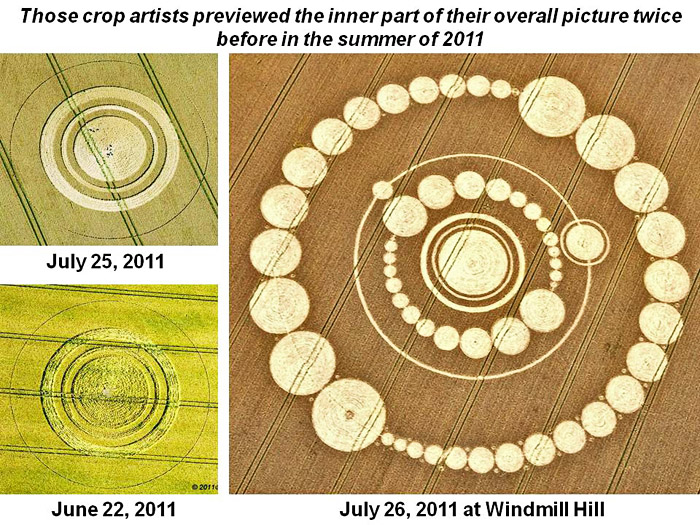 Crop Circle atWindmill Hill (2), Wiltshire crop circle, aerial photo 16