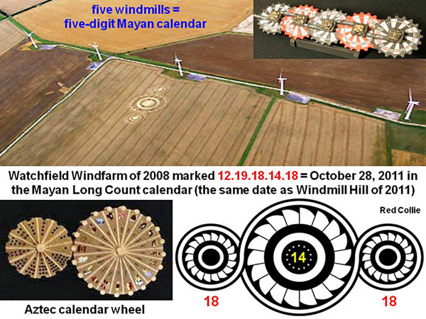 Crop Circle atWindmill Hill (2), Wiltshire crop circle, aerial photo 20