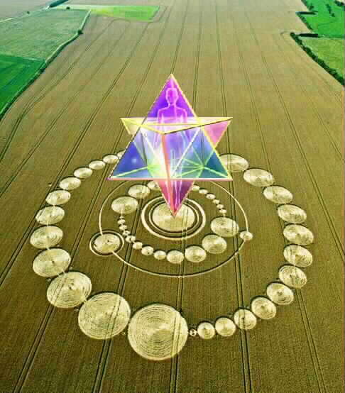 Crop Circle atWindmill Hill (2), Wiltshire crop circle, aerial photo 23