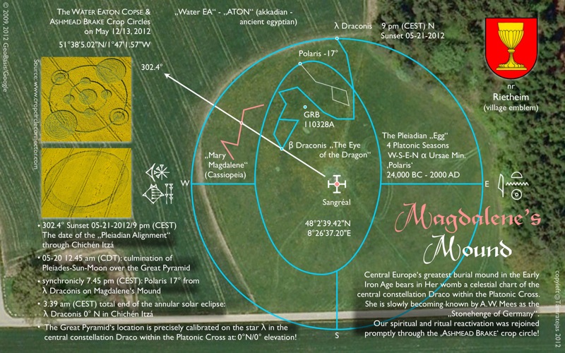 Ashmead Brake, Wiltshire crop circle, aerial photo 21