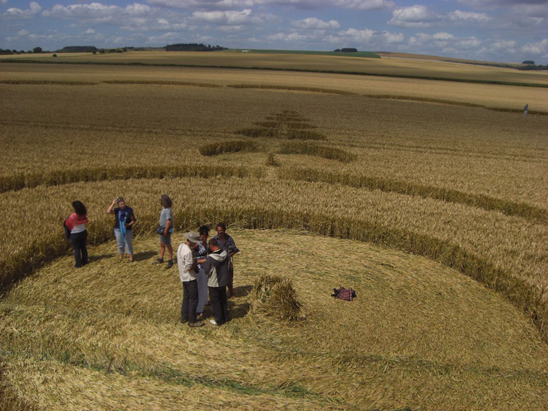 Etchilhampton (2), Wiltshire crop circle, aerial photo 33