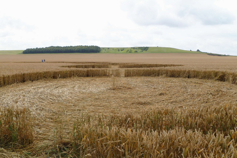 Etchilhampton (2), Wiltshire crop circle, aerial photo 93