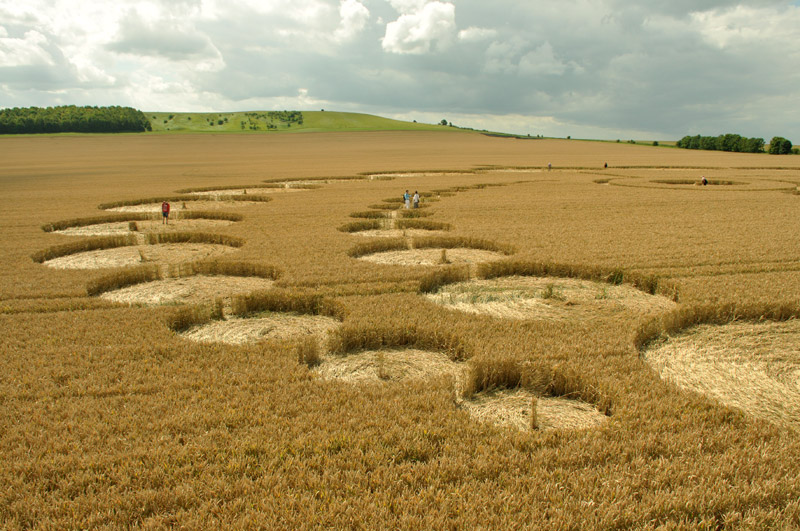 Etchilhampton (2), Wiltshire crop circle, aerial photo 26