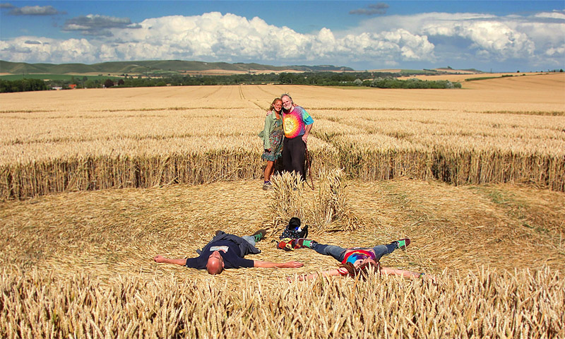 Etchilhampton (2), Wiltshire crop circle, aerial photo 100