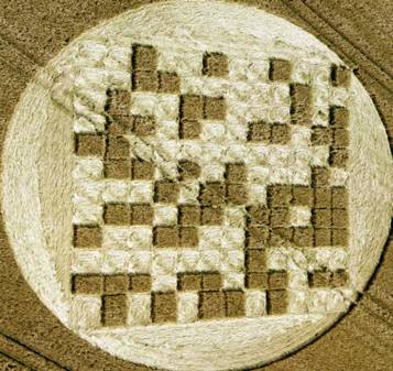 Jubilee Copse, Wiltshire crop circle, aerial photo 14