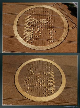 Jubilee Copse, Wiltshire crop circle, aerial photo 32