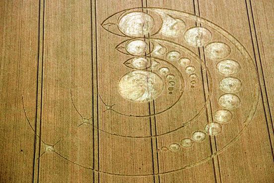 Jubilee Copse, Wiltshire crop circle, aerial photo 44