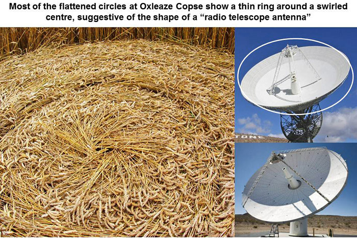 Oxleaze Copse, Wiltshire crop circle, aerial photo 11