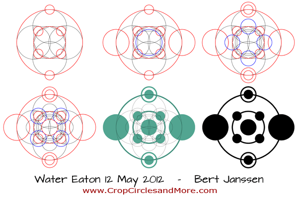 Water Eaton Copse, Wiltshire crop circle, aerial photo 27