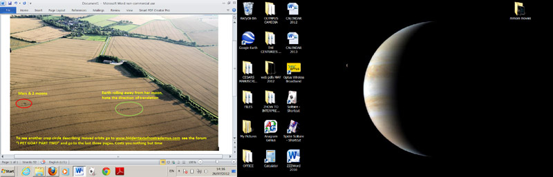 Allington, Wiltshire crop circle, aerial photo 7