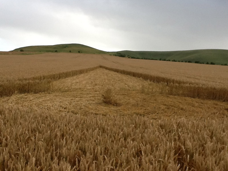 Allington (2), Wiltshire crop circle, aerial photo 18