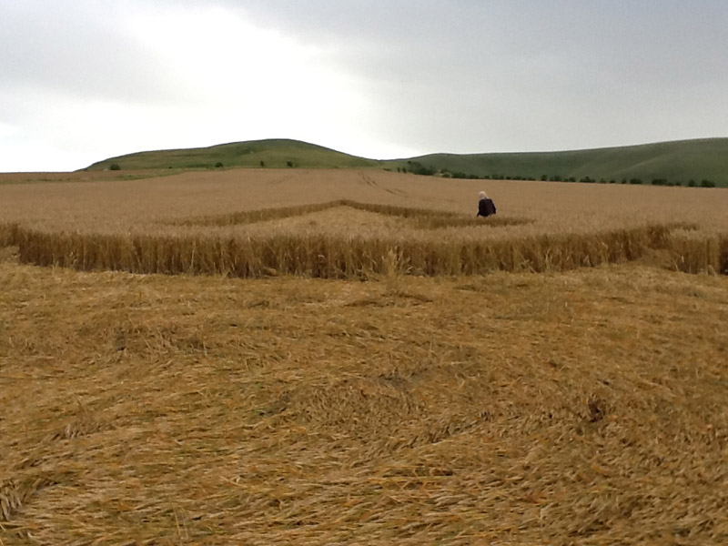Allington (2), Wiltshire crop circle, aerial photo 19