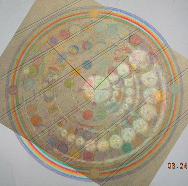 Avebury Stone Circle, Wiltshire crop circle, aerial photo 19
