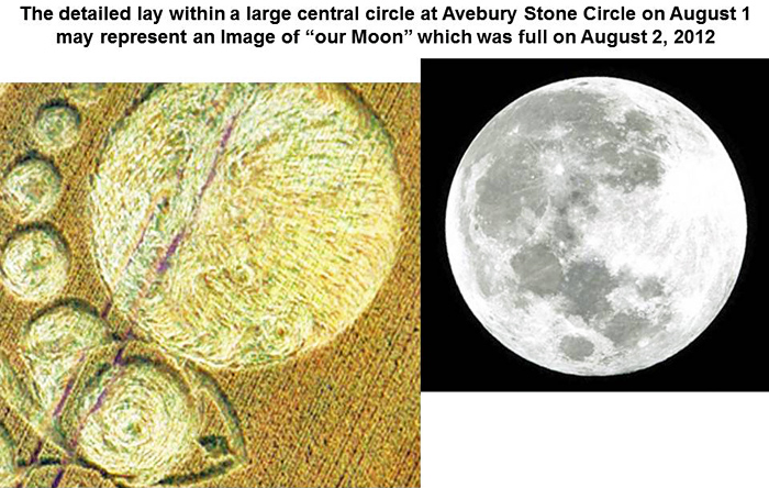 Avebury Stone Circle, Wiltshire crop circle, aerial photo 16