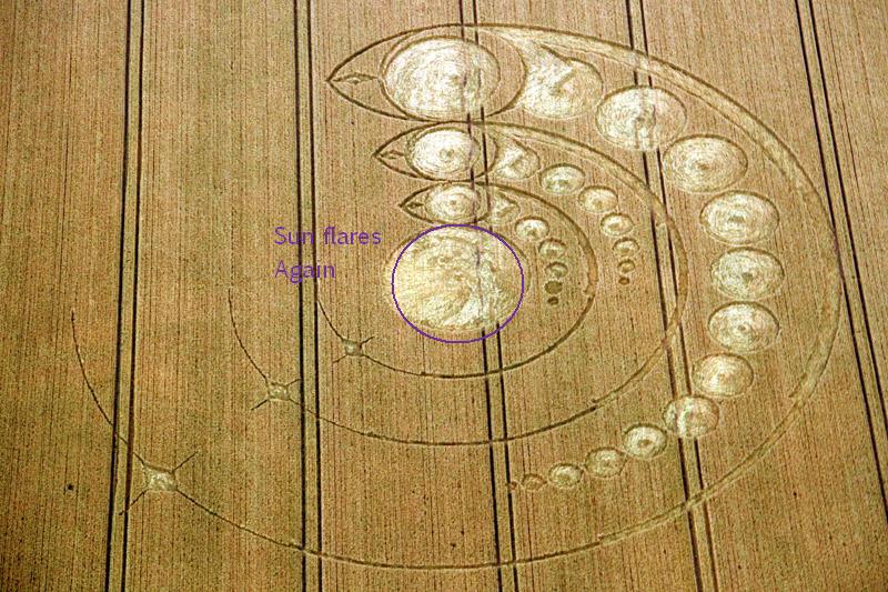 Avebury Stone Circle, Wiltshire crop circle, aerial photo 27