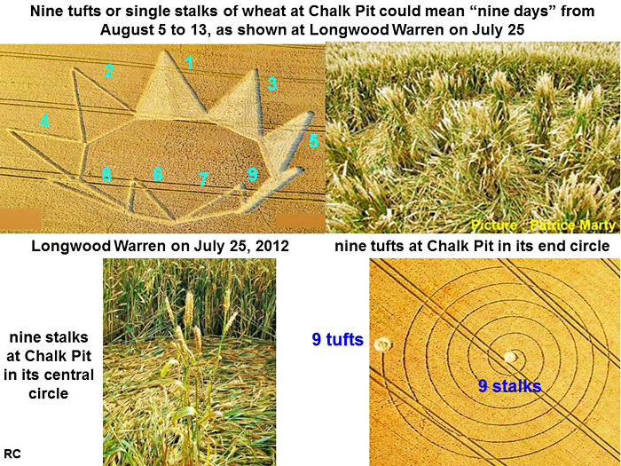 Chalk Pit, Wiltshire crop circle, aerial photo 22