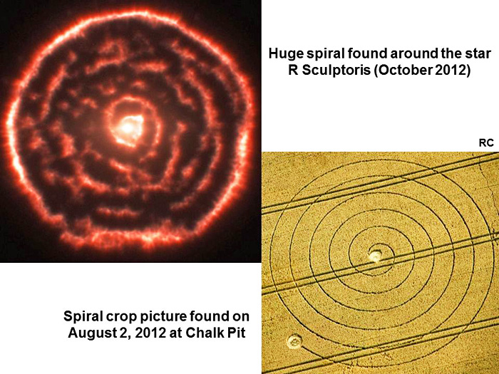 Chalk Pit, Wiltshire crop circle, aerial photo 14