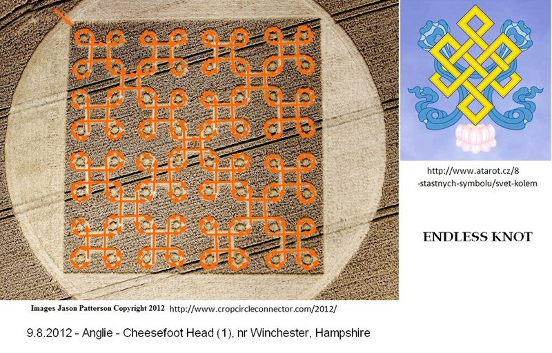 Cheesefoot Head (1), Hampshire crop circle, aerial photo 20