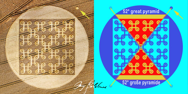 Cheesefoot Head (1), Hampshire crop circle, aerial photo 25