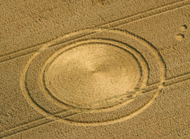 Cheesefoot Head (2), Hampshire crop circle, aerial photo 6