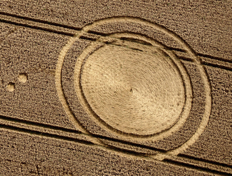 Cheesefoot Head (2), Hampshire crop circle, aerial photo 3