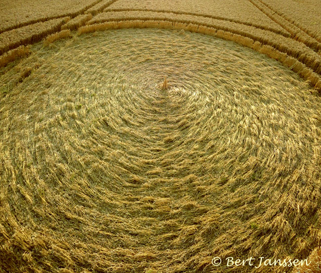 Cheesefoot Head (2), Hampshire crop circle, aerial photo 15