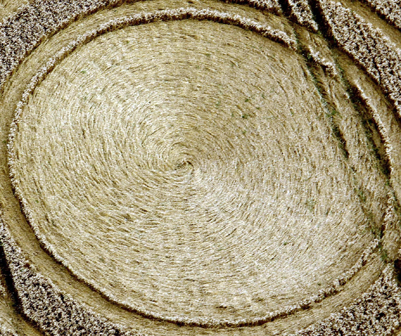 Cheesefoot Head (2), Hampshire crop circle, aerial photo 4