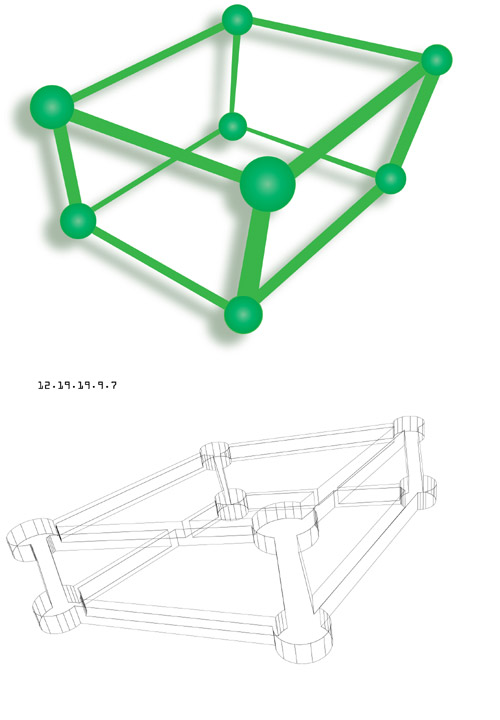 Chilcomb Down, Hampshire crop circle, diagram 20