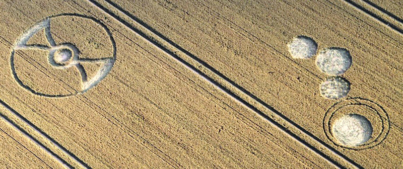 Fox Hill, Wiltshire crop circle, aerial photo 16