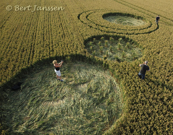 Fox Hill, Wiltshire crop circle, aerial photo 26
