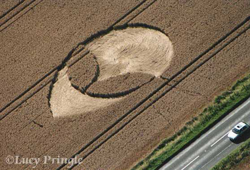 Fox Hill, Wiltshire crop circle, aerial photo 19
