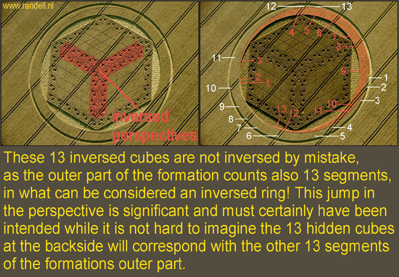 Hackpen Hill (3), Wiltshire crop circle, aerial photo 45